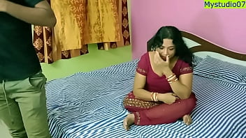 Indian Super-hot hard-core bhabhi having bang-out with smallish shaft boy! She is not happy!